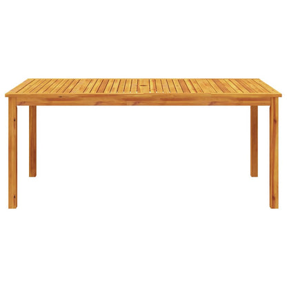 vidaXL 9 Piece Garden Dining Set 180x90x75 cm Solid Wood Acacia