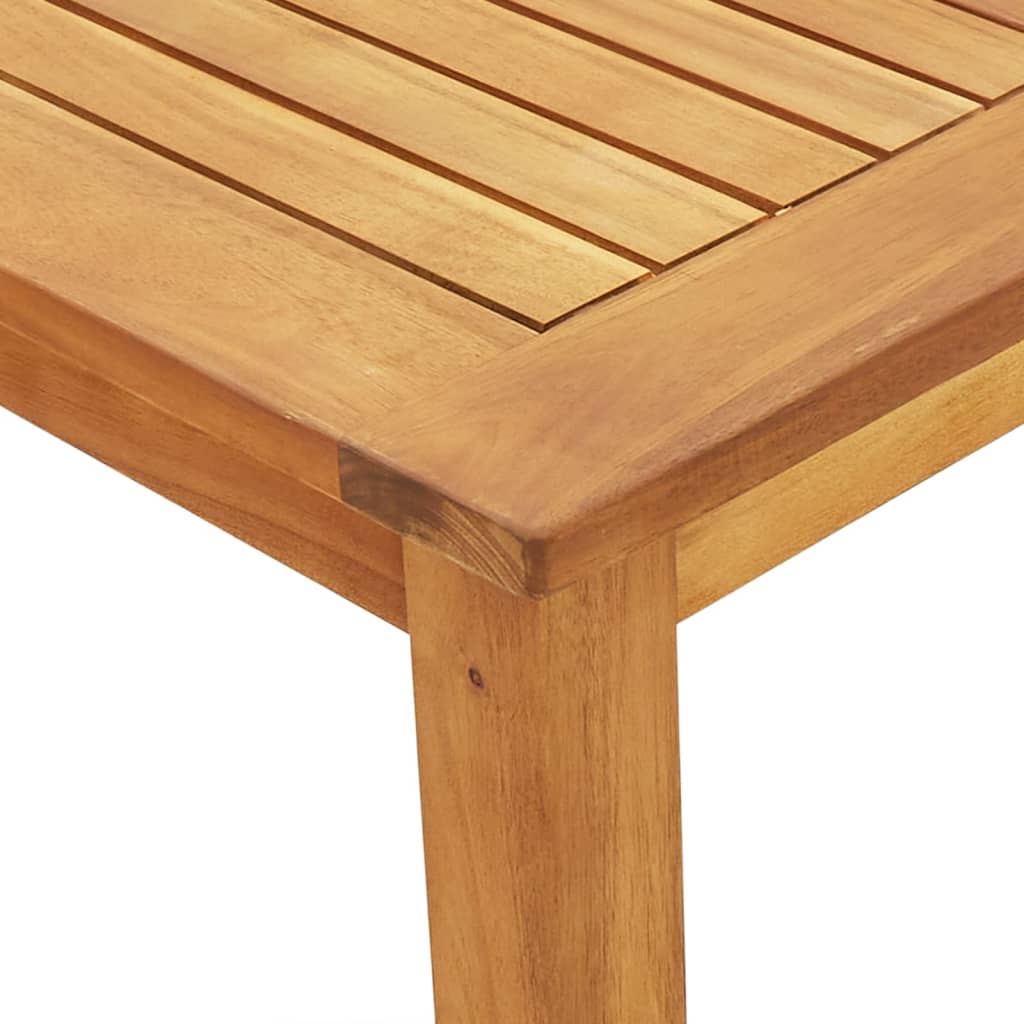 vidaXL 3 Piece Garden Dining Set 85x85x74 cm Solid Wood Acacia