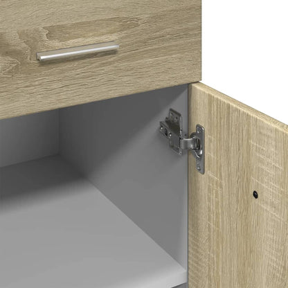 vidaXL Drawer Bottom Cabinet Lyon Sonoma Oak 80x46x81.5 cm Engineered Wood
