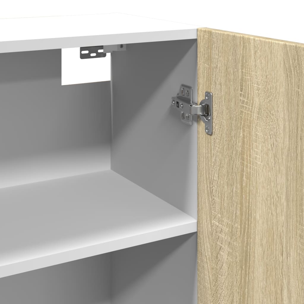 vidaXL Hanging Cabinet Lyon Sonoma Oak 80x31x60 cm Engineered Wood