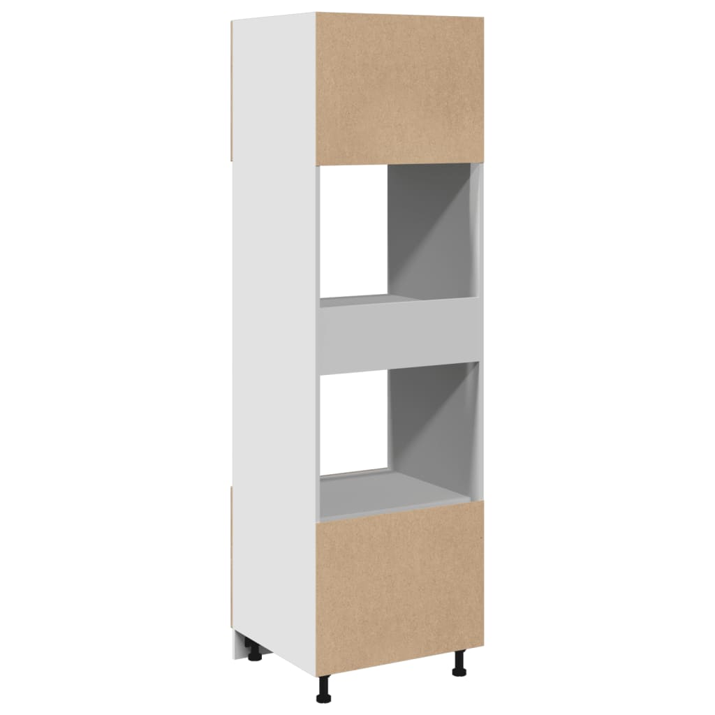 vidaXL Microwave Cabinet Lyon Sonoma Oak 60x57x207 cm Engineered Wood