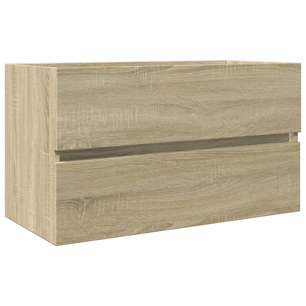 vidaXL Sink Cabinet | Sonoma oak | Engineered wood | Medium | Sink Cabinet