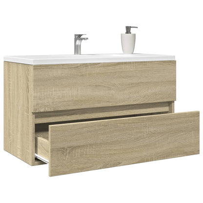 vidaXL Sink Cabinet | Sonoma oak | Engineered wood | Medium | Sink Cabinet