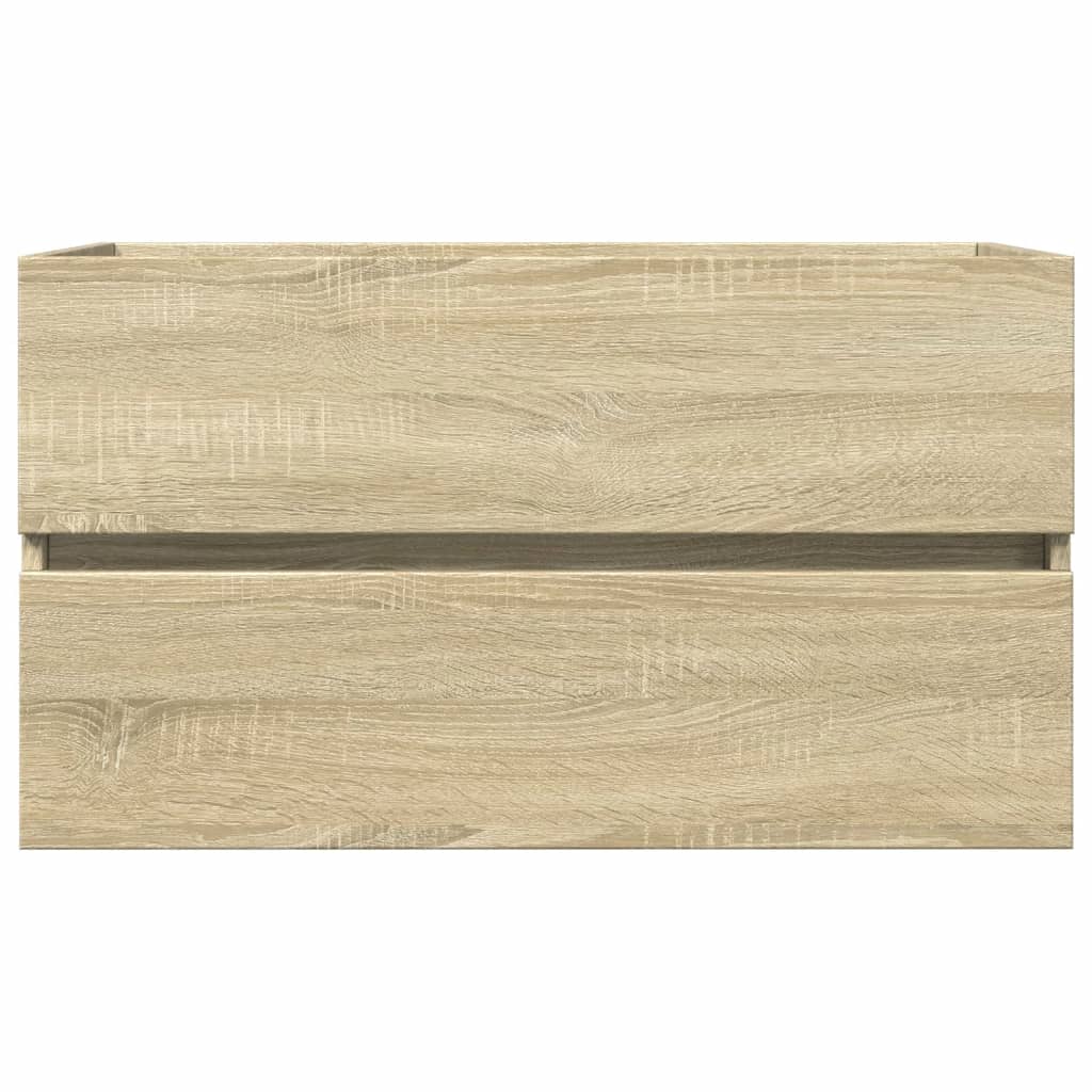 vidaXL Sink Cabinet | Sonoma oak | Engineered wood | Medium | Sink Cabinet