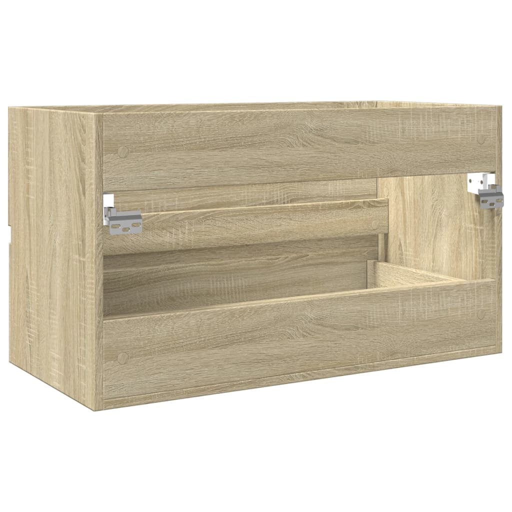 vidaXL Sink Cabinet | Sonoma oak | Engineered wood | Medium | Sink Cabinet