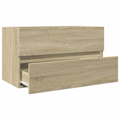 vidaXL Sink Cabinet | Sonoma oak | Engineered wood | Medium | Sink Cabinet