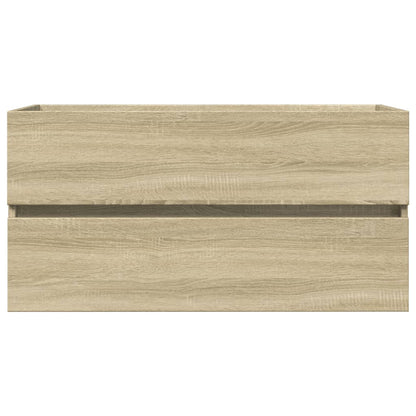 vidaXL Sink Cabinet Sonoma Oak 90x38.5x45 cm Engineered Wood