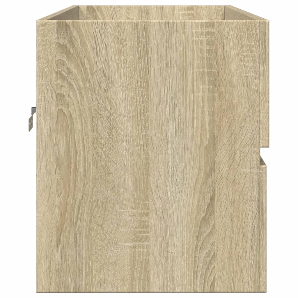 vidaXL Sink Cabinet Sonoma Oak 90x38.5x45 cm Engineered Wood