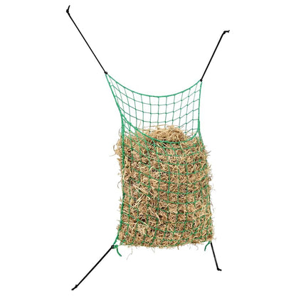 vidaXL Hay Nets 2 pcs Rectangular Green 90x60 cm PP