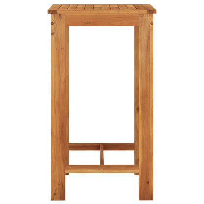 vidaXL Garden Bar Set | Black | Solid Acacia Wood | Standard |  Tough