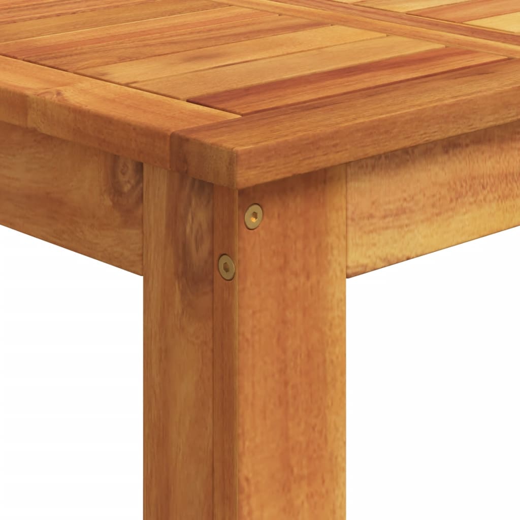 vidaXL Garden Bar Set | Black | Solid Acacia Wood | Standard |  Tough