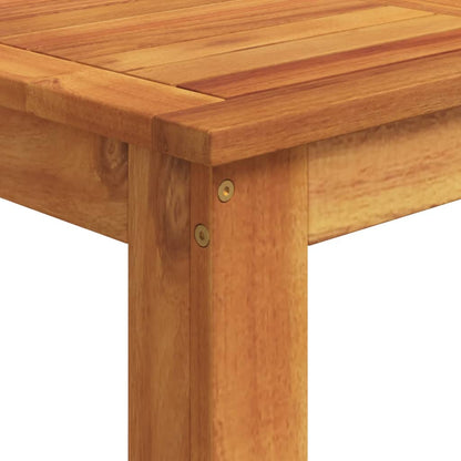 vidaXL 7 Piece Garden Bar Set Black Solid Wood Acacia and Poly Rattan