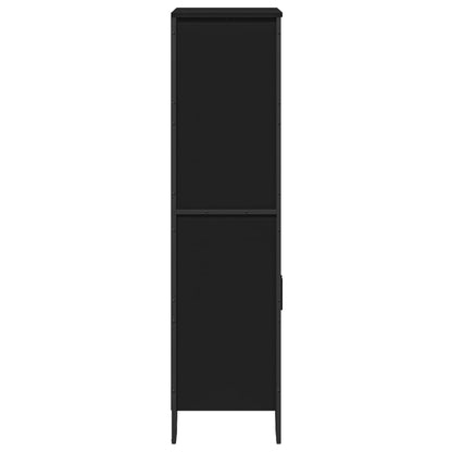 vidaXL Highboard Black 79.5x35.5x137.5 cm Engineered wood