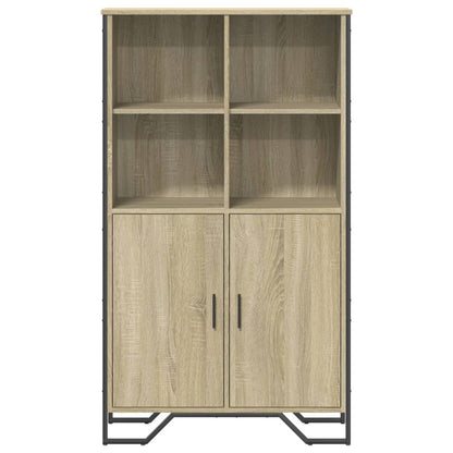 vidaXL Highboard Sonoma Oak 79,5x35,5x137,5 cm Engineered Wood