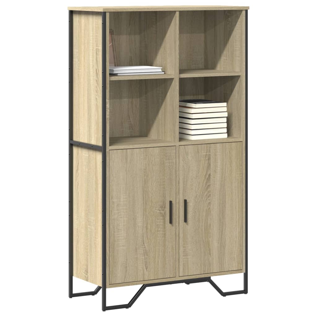 vidaXL Highboard Sonoma Oak 79,5x35,5x137,5 cm Engineered Wood