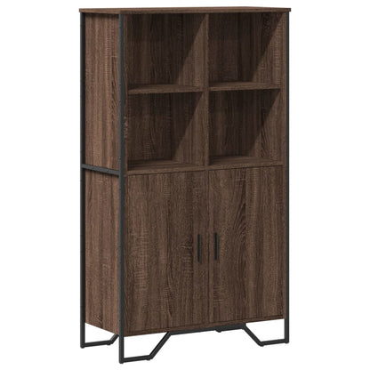 vidaXL Highboard Brown Oak 79,5x35,5x137,5 cm Engineered Wood