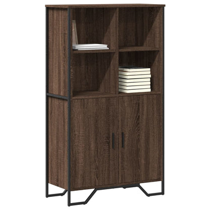vidaXL Highboard Brown Oak 79,5x35,5x137,5 cm Engineered Wood