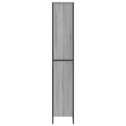 vidaXL Book Cabinet Grey Sonoma 80x31x169 cm Engineered wood