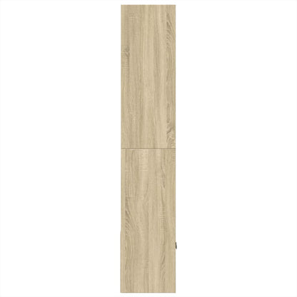 vidaXL Bookcase Sonoma Oak 70x36x189 cm Engineered Wood