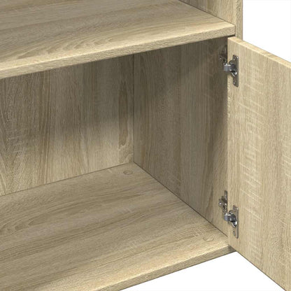 vidaXL Bookcase Sonoma Oak 100x36x189 cm Engineered Wood
