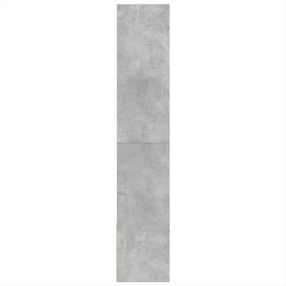 vidaXL Bookcase Concrete Grey 100x36x189 cm Engineered Wood