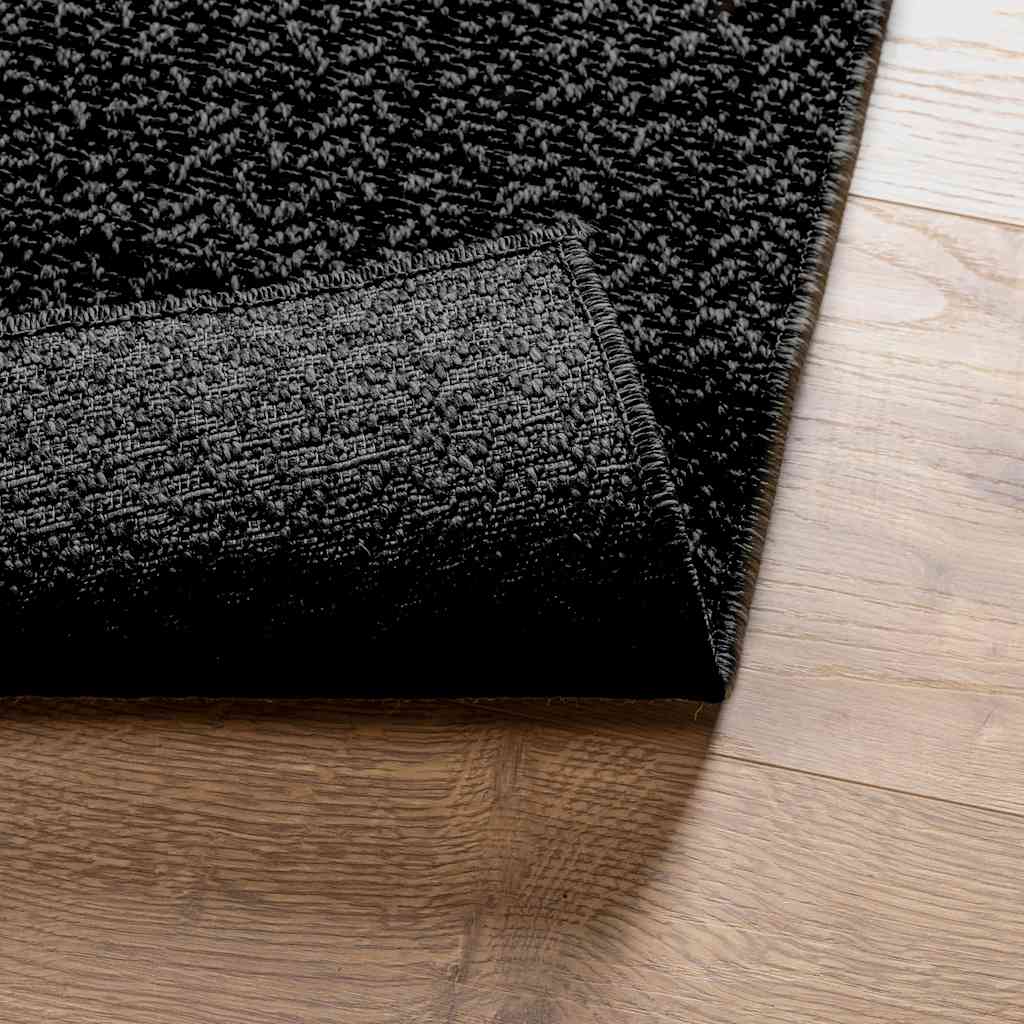 vidaXL Rug ZIZUR Anthracite 200x290 cm Jute Look Indoor and Outdoor