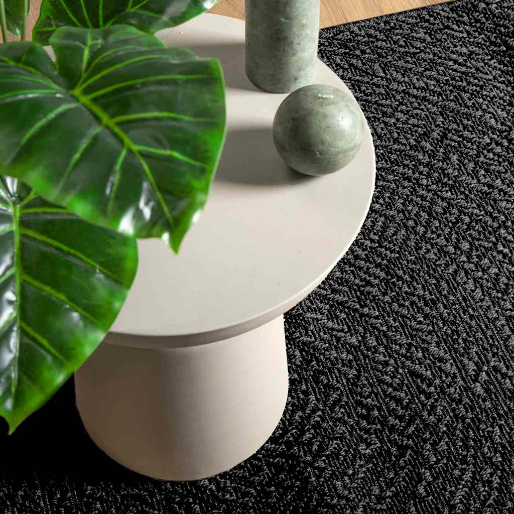 vidaXL Rug ZIZUR Anthracite 160x230 cm Jute Look Indoor and Outdoor