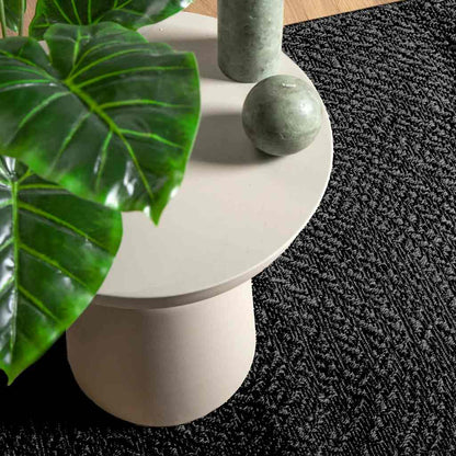 vidaXL Rug ZIZUR Anthracite 160x230 cm Jute Look Indoor and Outdoor