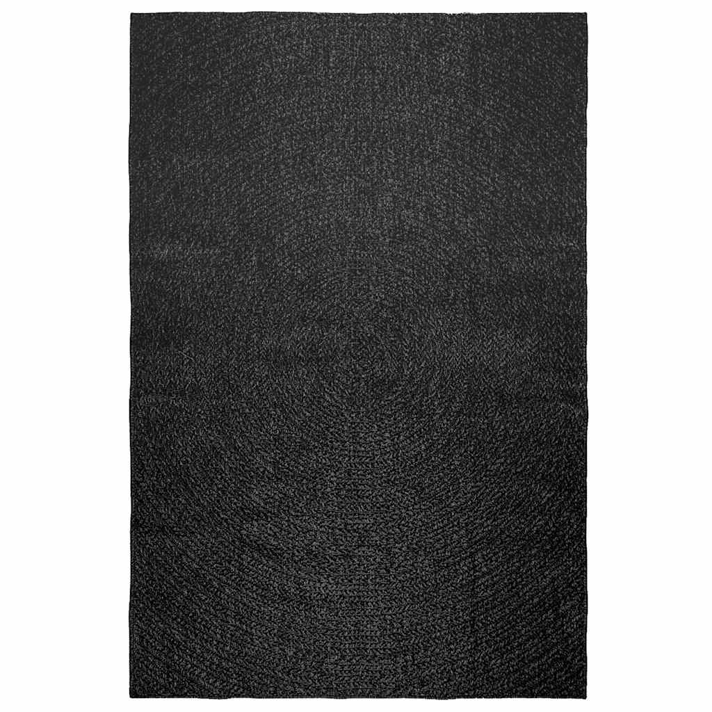 vidaXL Rug ZIZUR Anthracite 160x230 cm Jute Look Indoor and Outdoor