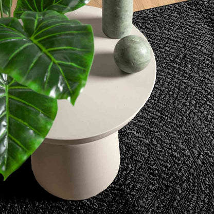 vidaXL Rug ZIZUR Anthracite 200x290 cm Jute Look Indoor and Outdoor