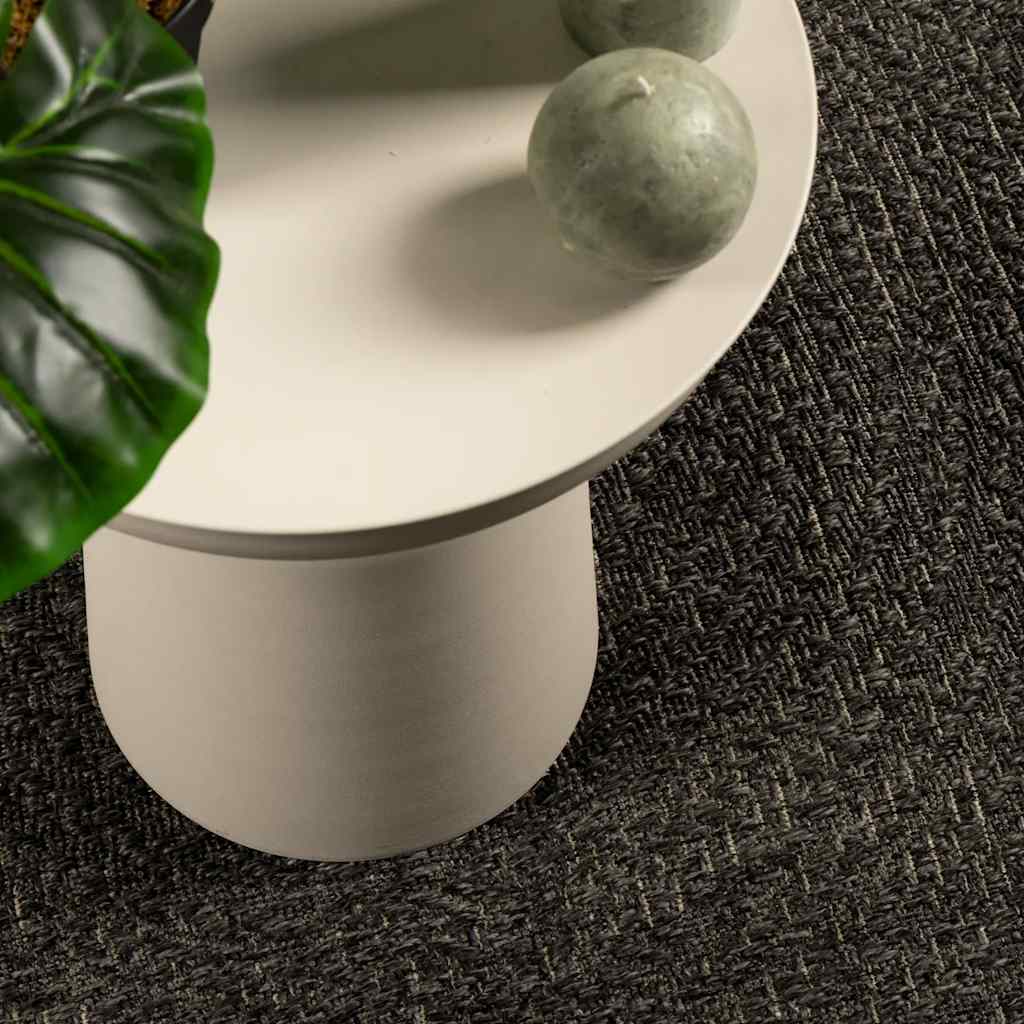 vidaXL Rug ZIZUR Anthracite 200x290 cm Jute Look Indoor and Outdoor
