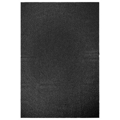 vidaXL Rug ZIZUR Anthracite 200x290 cm Jute Look Indoor and Outdoor