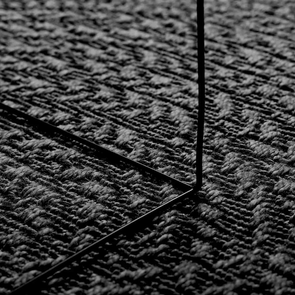 vidaXL Rug ZIZUR Anthracite 200x290 cm Jute Look Indoor and Outdoor