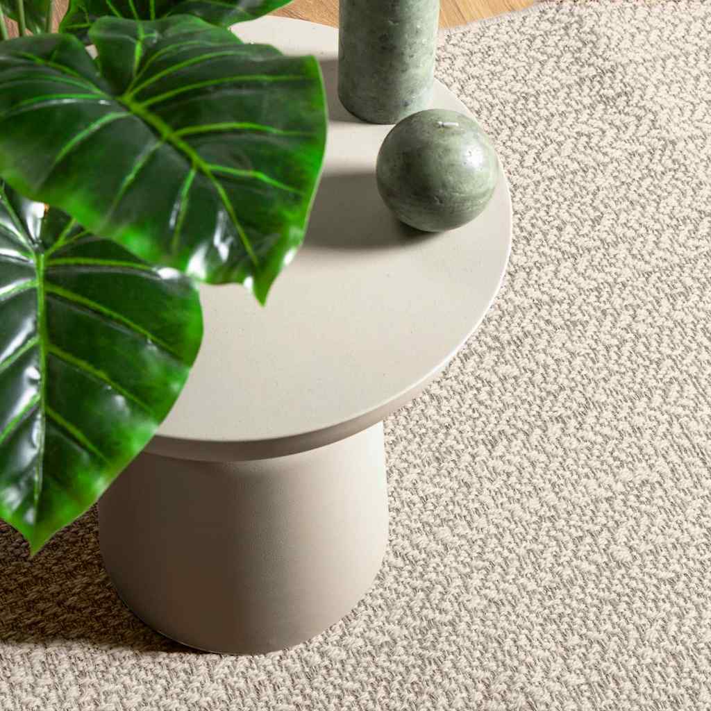 vidaXL Rug ZIZUR Cream 60x110 cm Jute Look Indoor and Outdoor