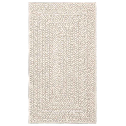 vidaXL Rug ZIZUR Cream 60x110 cm Jute Look Indoor and Outdoor