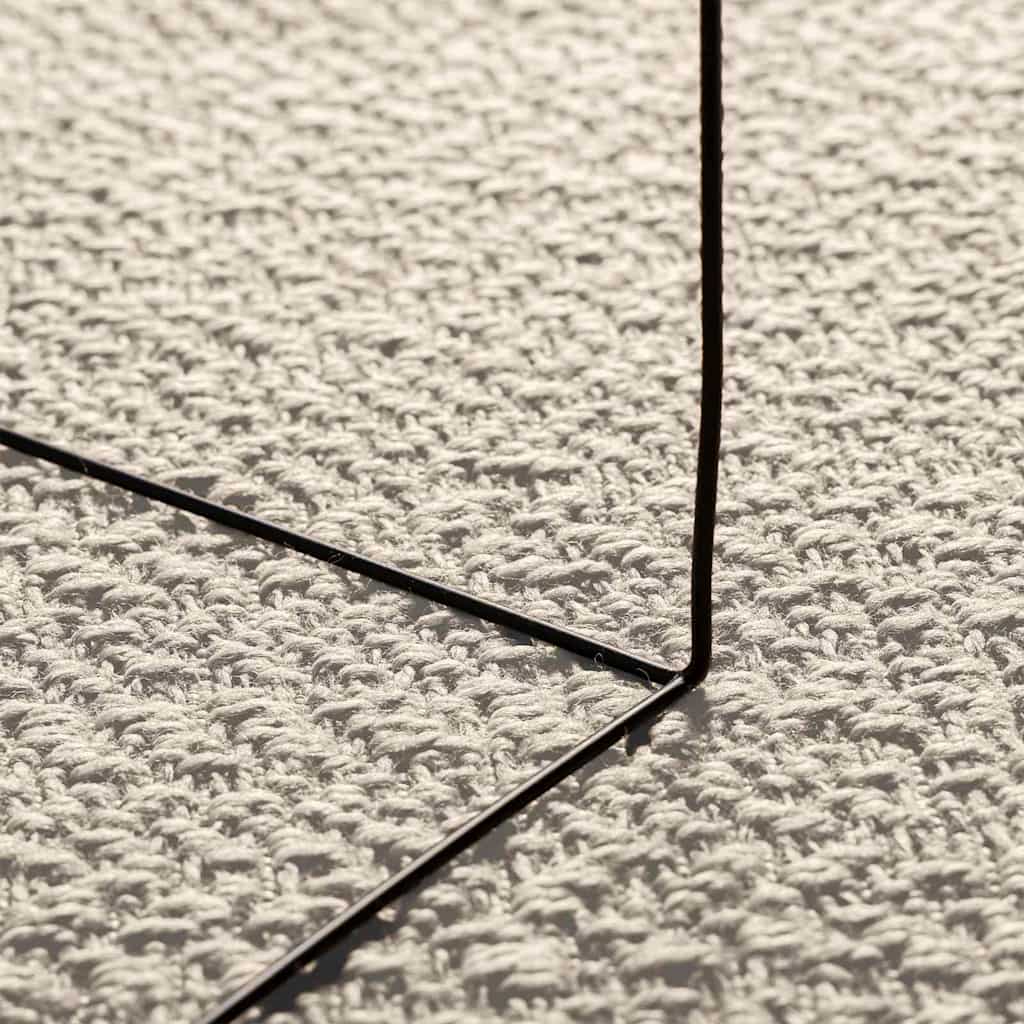 vidaXL Rug ZIZUR Cream 80x150 cm Jute Look Indoor and Outdoor