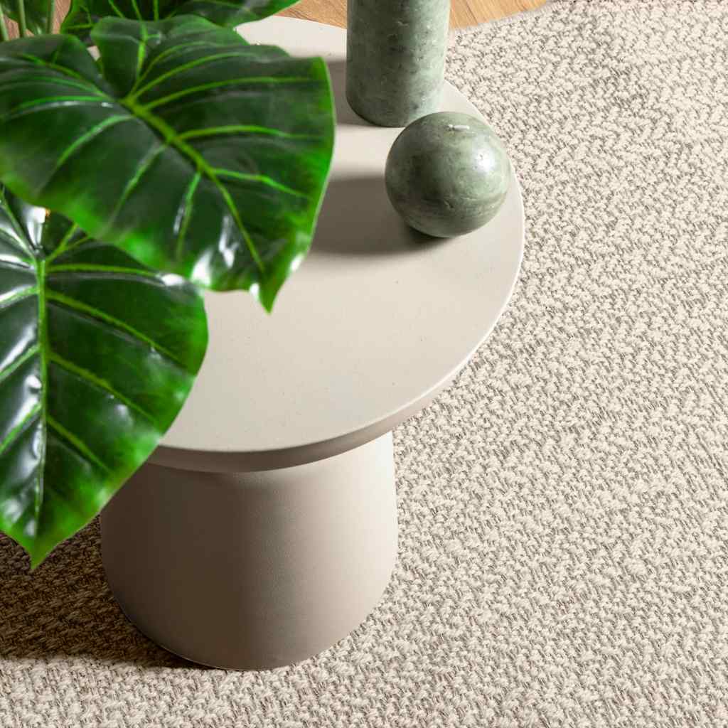 vidaXL Rug ZIZUR Cream 80x200 cm Jute Look Indoor and Outdoor