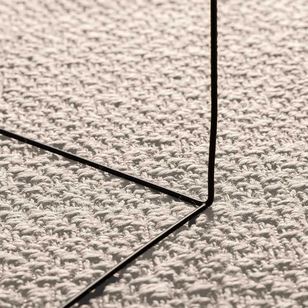 vidaXL Rug ZIZUR Cream 100x200 cm Jute Look Indoor and Outdoor
