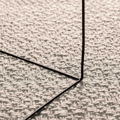 vidaXL Rug ZIZUR Cream 240x240 cm Jute Look Indoor and Outdoor