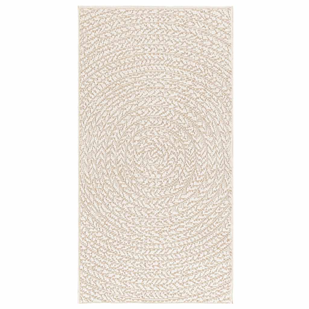 vidaXL Rug ZIZUR Cream 60x110 cm Jute Look Indoor and Outdoor