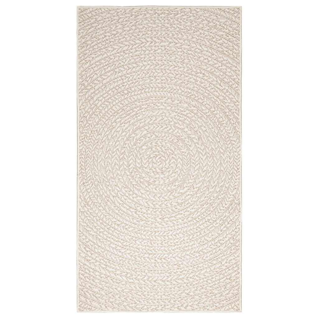vidaXL Rug ZIZUR Cream 80x150 cm Jute Look Indoor and Outdoor