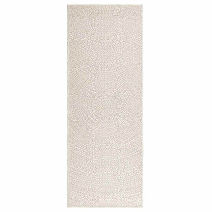 vidaXL Rug ZIZUR Cream 80x200 cm Jute Look Indoor and Outdoor