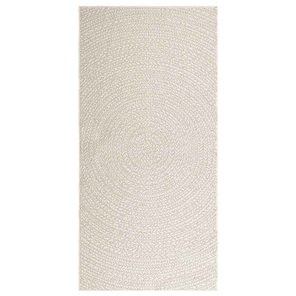 vidaXL Rug ZIZUR Cream 100x200 cm Jute Look Indoor and Outdoor