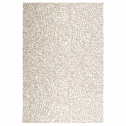 vidaXL Rug ZIZUR Cream 160x230 cm Jute Look Indoor and Outdoor