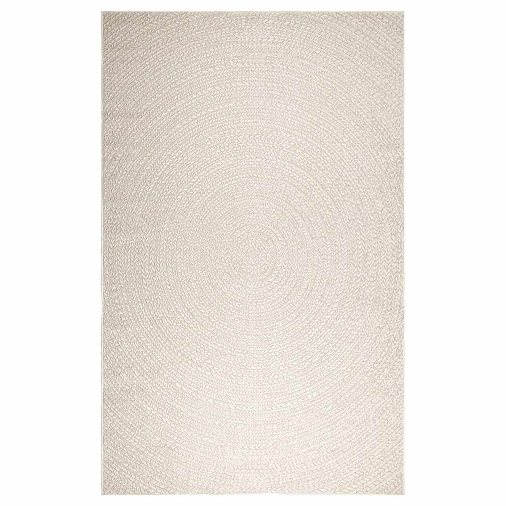 vidaXL Rug ZIZUR Cream 200x290 cm Jute Look Indoor and Outdoor