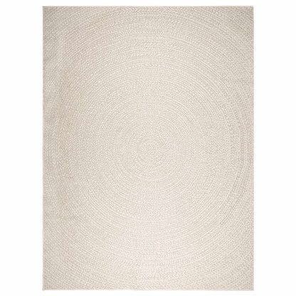vidaXL Rug ZIZUR Cream 240x340 cm Jute Look Indoor and Outdoor