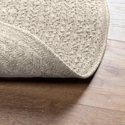 vidaXL Rug ZIZUR Cream Ø 200 cm Jute Look Indoor and Outdoor