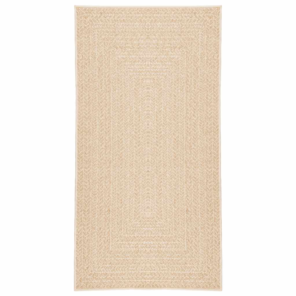 vidaXL Rug ZIZUR Beige 60x110 cm Jute Look Indoor and Outdoor