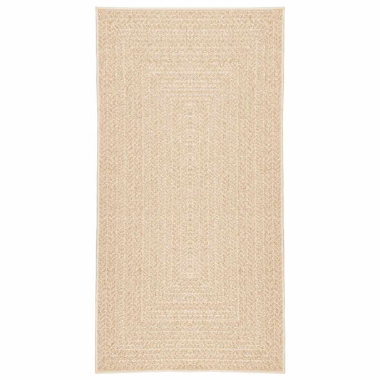 vidaXL Rug ZIZUR Beige 60x110 cm Jute Look Indoor and Outdoor