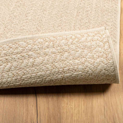 vidaXL Rug ZIZUR Beige 80x150 cm Jute Look Indoor and Outdoor
